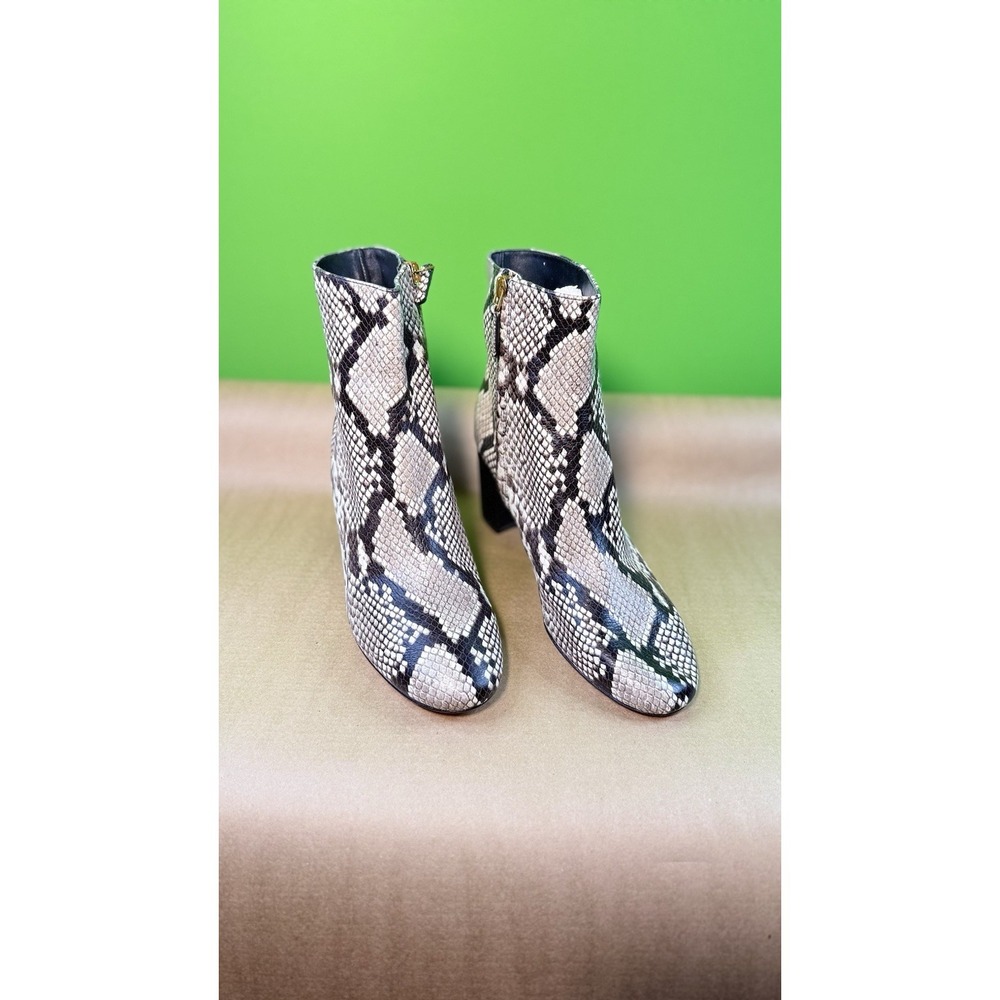 TORY BURCH LEATHER WOMENS BOOTIES SZ 10.5